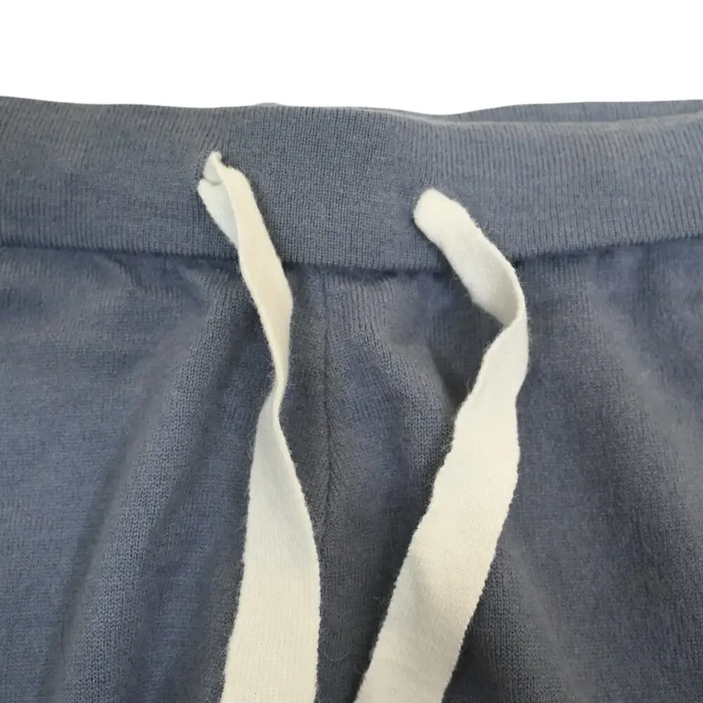 Amazon Womens L Sweater Drawstring Wide Leg Pants NWOT
